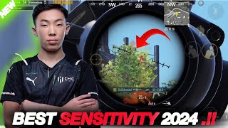 IHC GODLESS NEW SENSITIVITY IN 2024  BEST NEW SENSITIVITY SETTINGS FOR PUBG MOBILE  BGMI [upl. by Amak]