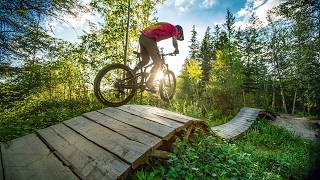 This Small Town is a Mountain Biking Wonderland  Silent Biking in Quesnel [upl. by Kerwinn668]