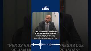 Franco Mogetta secretario de Transporte sobre la privatización de Aerolíneas Argentinas [upl. by Anton]