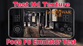 NYOBAIN HD TEXTURE GOD WAR 2 DI AETHERSX2  POCO F6 EMULATOR TEST [upl. by Lidah]