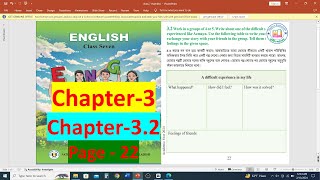 class 7 english 32 question answer chapter 3 If class 7 english page 22 [upl. by Anilegna]