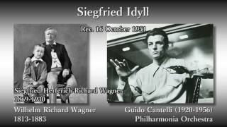 Wagner Siegfried Idyll Cantelli amp The Phil 1951 ワーグナー ジークフリート牧歌 カンテッリ [upl. by Gies]