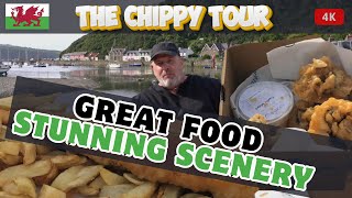 Chippy Review 61 Hooked  31 Fishguard Fish and Chips Incredible Scenery and Ice Cream [upl. by Aneerak]