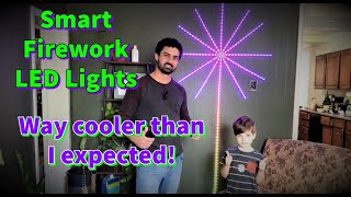 Smart Firework LED Lights  Install and Review [upl. by Anifur]