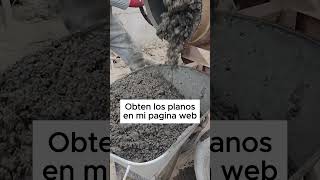 Dosificación de concreto para placas y postes construcción [upl. by Aicener]