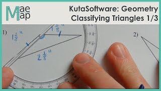 KutaSoftware Geometry Classifying Triangles Part 1 [upl. by Cleti]