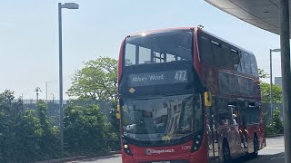 FRV London Buses route 472 North Greenwich Station to Abbey Wood Station [upl. by Nesmat694]