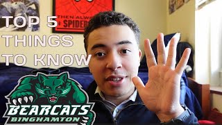 Top 5 Things I Wish I Knew About Binghamton University [upl. by Nahtanaoj]