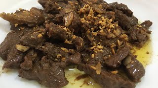 Garlic Beef Salpicao Quick amp Easy Recipe Panlasang Pinoy [upl. by Burns635]