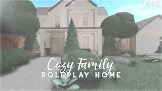 Bloxburg  Cozy Family Roleplay House Build [upl. by Irma]