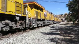 Union Pacific Passenger Train passes through Chatsworth Tunnel [upl. by Desireah99]