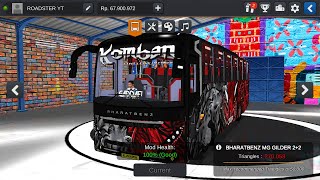 NEW KOMBAN GADDAFI BUS MOD  shortfeed shortlive bussid [upl. by Paige]