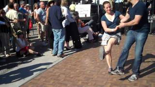 Charleston dancers at the French Quarter Fest in New Orleans April 2010 [upl. by Ruggiero]