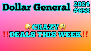 2024658🤪Dollar General Couponing🤪CRAZY🤪DEALS THIS WEEK‼️Must Watch👀👀 [upl. by Rennug]