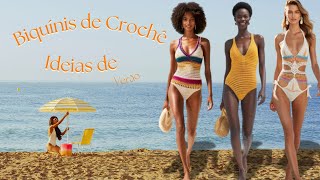 Biquínis de Crochê Ideias de Verão modapraia bikinicrochet [upl. by Pietro]