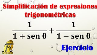 Cómo se simplifican las expresiones trigonométricas [upl. by Giarc]