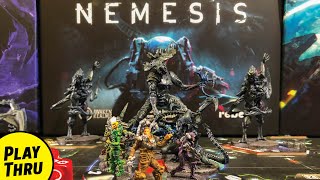 NEMESIS Board Game solo playthrough [upl. by Iaras]