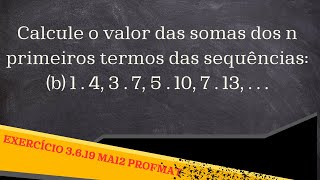 MA12 Cap3 exercício 3619B versão 2023 mestrado profmat [upl. by Eniala]