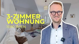 Ruhige Hoflage Wien Neu sanierte 3ZimmerWohnung 1080 [upl. by Ashleigh]