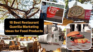 15 Best Restaurant Guerilla Marketing Ideas for Food Business [upl. by Botzow]