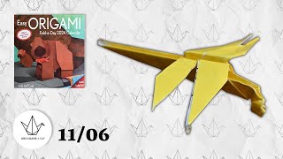 1106  Dragonfly  Easy ORIGAMI Calendar 2024 [upl. by Ori]