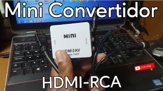 Mini Convertidor de HDMI a AV RCA Componente en el 2020 [upl. by Tertia]