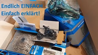 1fach umrüsten  Guide TrekkingMTB Fahrrad  Vergleich ShimanoSram 1x11 und 1x12 Übersetzung [upl. by Kendyl86]