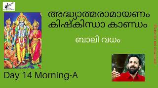 Ramayanam Day 14 A  ബാലിവധം  Kishkindhakantam 3  Audio 2020 [upl. by Belicia]