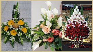 Trending beautiful ikebana fresh flowers arrangement ideas [upl. by Lidstone428]