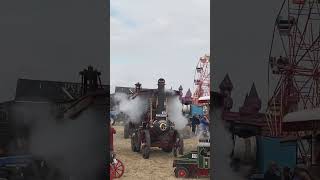 Haddenham Steam Rally 2024  Steam Whistle Blow  Huge Whistling Tones  Steaming Days british TRAC [upl. by Innavoig]