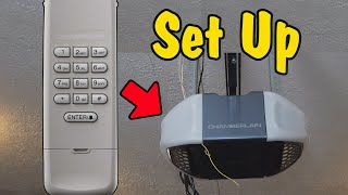 How to Program Keypad for Chamberlain LiftMaster Craftsman Garage Door Opener  Keyless Entry Pin [upl. by Dnalwor]