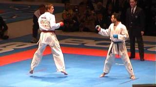 Karate World Championship 2002  Final Kumite Team Male England Vs Spain  Fight 1 [upl. by Atikahc]