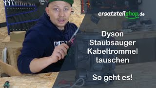 Dyson öffnen  DC 19 Kabeltrommel tauschen  so geht es [upl. by Aihsatal]