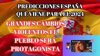 ESPAÑA 2024 AÑO DE CRISIS CONFLICTO CAMBIOS VIOLENTOS tarot predicciones españa astrologia [upl. by Polly]