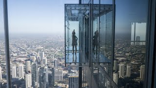 Skydeck Chicago Admission at Willis Tower formerly Sears Tower [upl. by Yerbua]