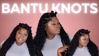 I Tried Bantu Knots And They Actually Looked Good [upl. by Egon]