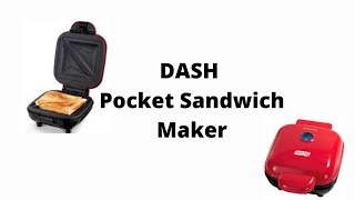 Dash Pocket Sandwich Maker [upl. by Haeluj]