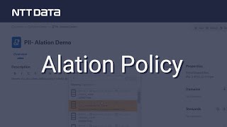 Alation  Policy Creation  NTT DATA Databytes Ep 36 [upl. by Aynotel]