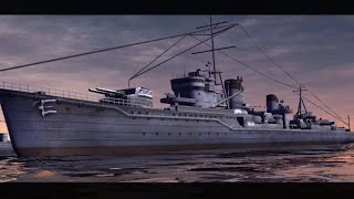 World Warships Combat 1 Stage 1 Des Typ  Yukikaze [upl. by Meill903]