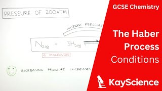 The Haber Process Conditions  GCSE Chemistry  kaysciencecom [upl. by Dawkins301]