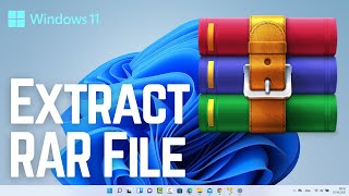 How to Extract a RAR File on Windows 11 [upl. by Ibrik]