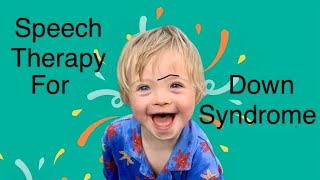 Down syndrome Speech Therapy  What speech therapists do [upl. by Sylvia]