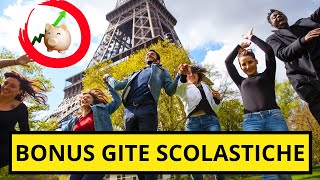 BONUS GITE SCOLASTICHE IL CONTRIBUTO PREVISTO PER LE FAMIGLIE DEGLI STUDENTI [upl. by Nelubez]