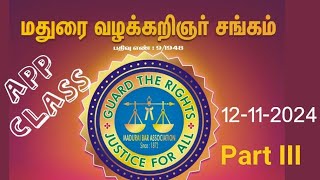 Essential Commodities Act Prostitutions Prevention Act amp IT Act Madurai Bar Association Coaching [upl. by Nnayhs]