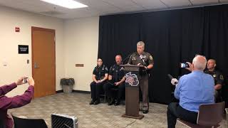 Clyde Township Shooting Press Conference [upl. by Dnalerb]