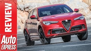 New Alfa Romeo Stelvio Quadrifoglio review  can it really beat the Macan Turbo [upl. by Towers35]