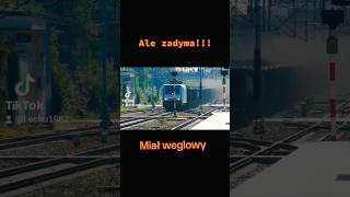 Zadyma z miału węglowego dc train kolej pociągi railway pkp fyp foryou fypシ゚viral fypage [upl. by Nannerb]