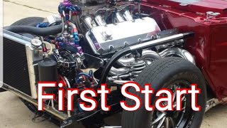 632 cubic inch Chevy Big Block ROARS to Life First Start of the year [upl. by Eniahs897]