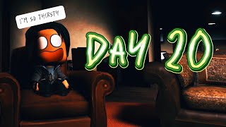 Surviving 60 days in a Cursed Roblox Game LIVE [upl. by Anyahs]