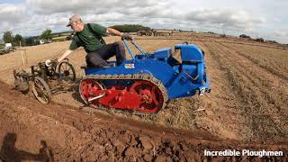 1953 Ransomes MG6 Crawler 06 Litre 1Cyl Petrol Tractor 8 HP with Ransomes Plough [upl. by Claudelle]